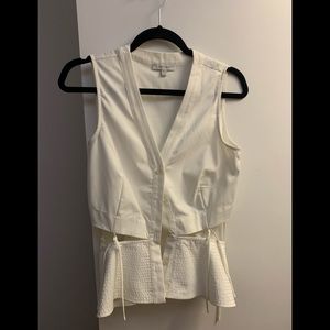 White Lucy Paris blouse
